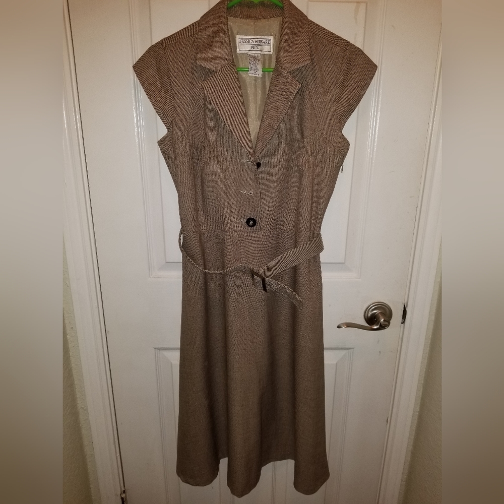 Jessica Howard Belted Dress, Sz 8P